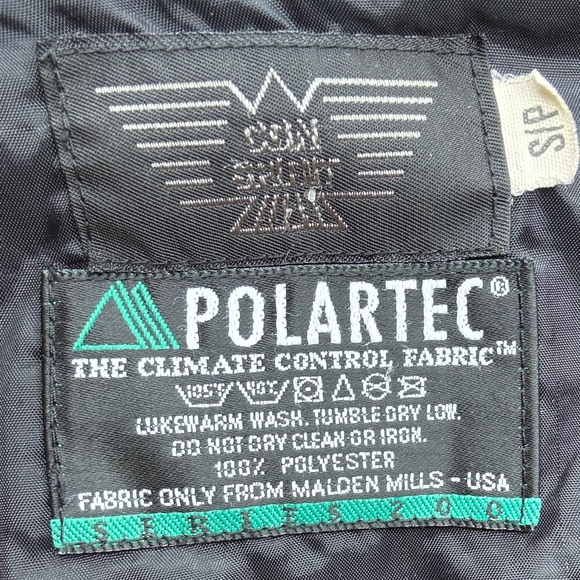 Warm vintage multicoloured pattered zip up with hood size small (oversized fit) - Picture 3 of 8